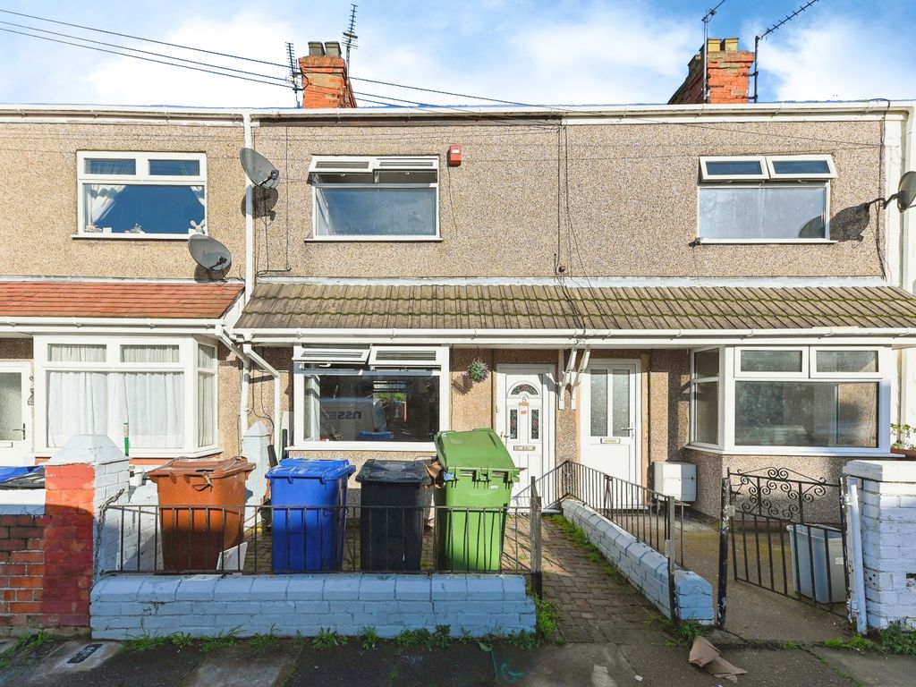 3 bed terraced house for sale in Johnson Street, Cleethorpes DN35, £