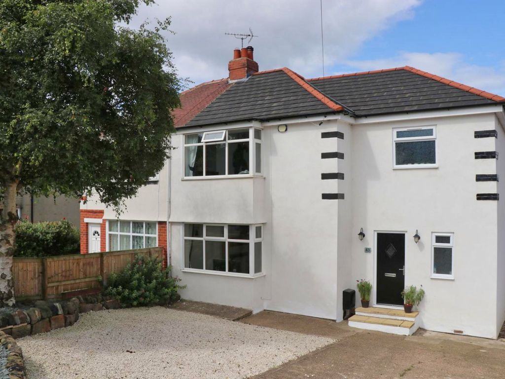 3 bed semidetached house for sale in Harrogate Road, Rawdon, Leeds