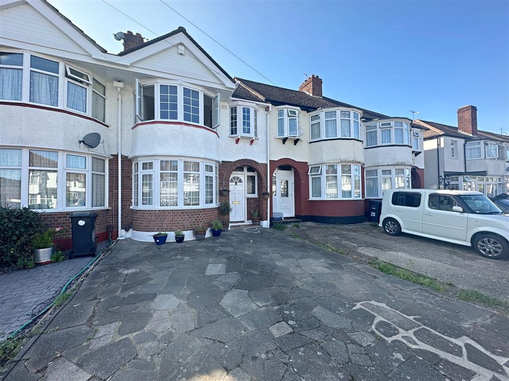 3 bed terraced house for sale in Tynemouth Drive, Enfield EN1, £499,995