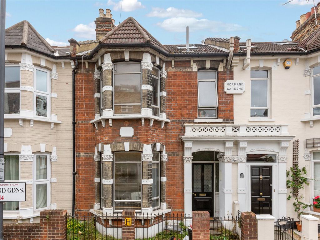 4 bed terraced house for sale in Normand Gardens, Greyhound Road