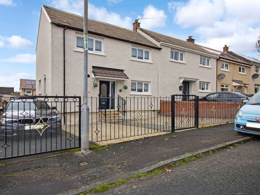 3 bed semidetached house for sale in Lyne Street, Wishaw ML2, £129,995