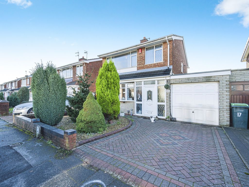 3 bed linkdetached house for sale in Bertram Close, Tipton DY4, £