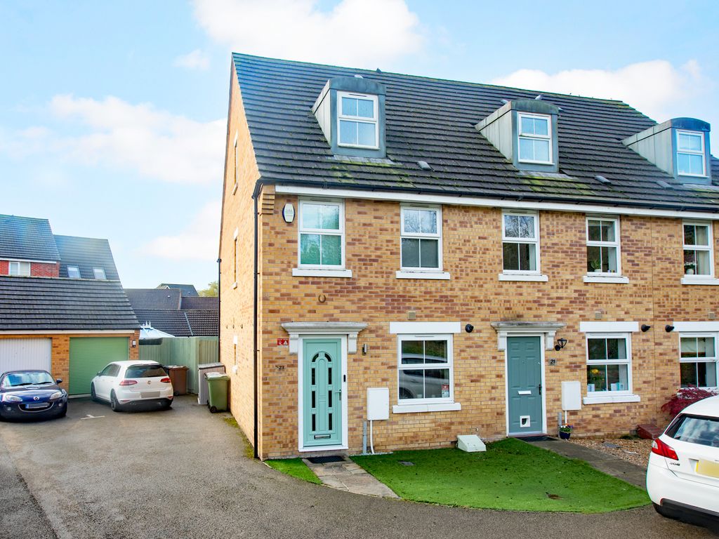 3 bed end terrace house for sale in Arden Close, Little Stanion NN18, £