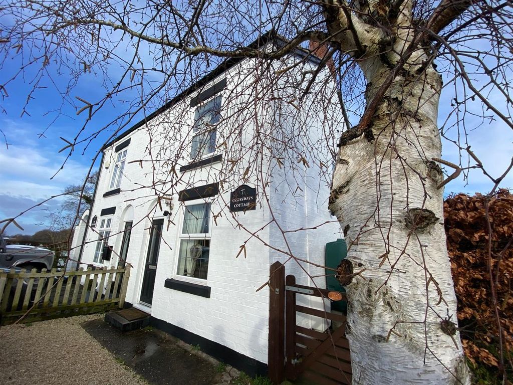 2 bed semidetached house for sale in Crossways Cottage, Moss Lane