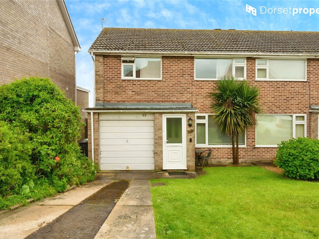 3 bed semidetached house for sale in Moordown Avenue, Weymouth, Dorset
