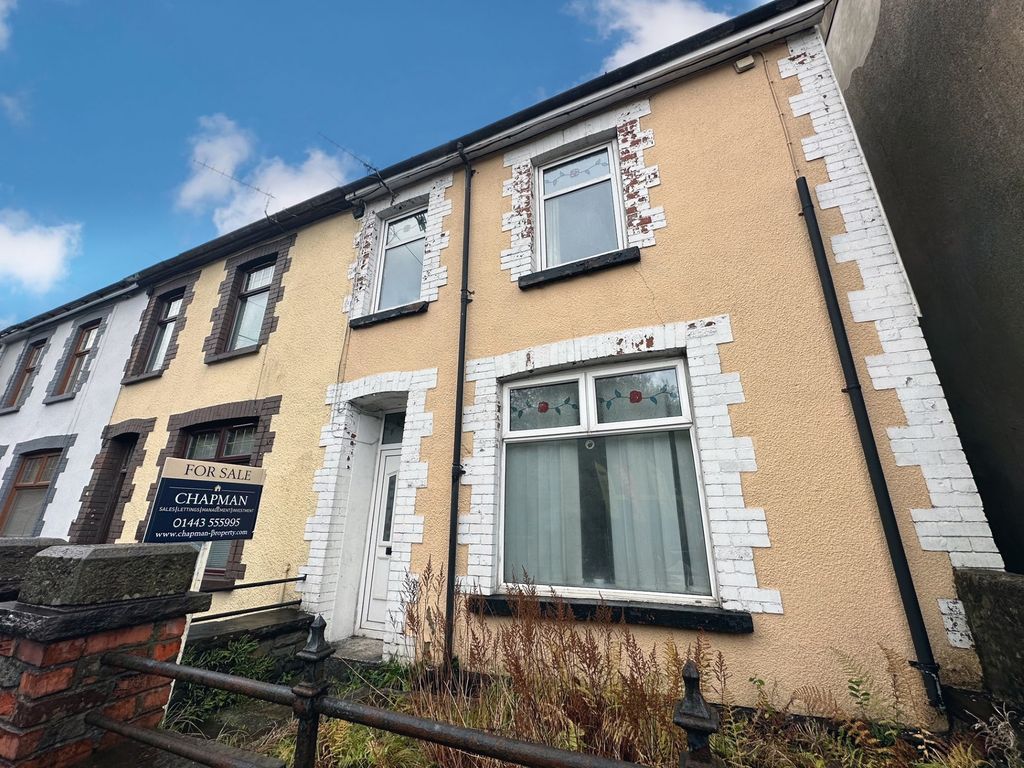 3 bed terraced house for sale in Ynyscynon Road, Tonypandy, Mid