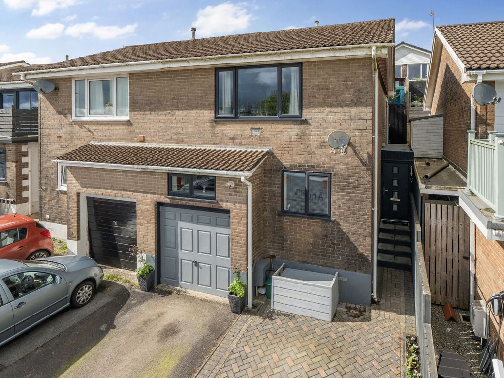 3 bed semidetached house for sale in Higher Glen Park, Pensilva, Liskeard, Cornwall PL14, £