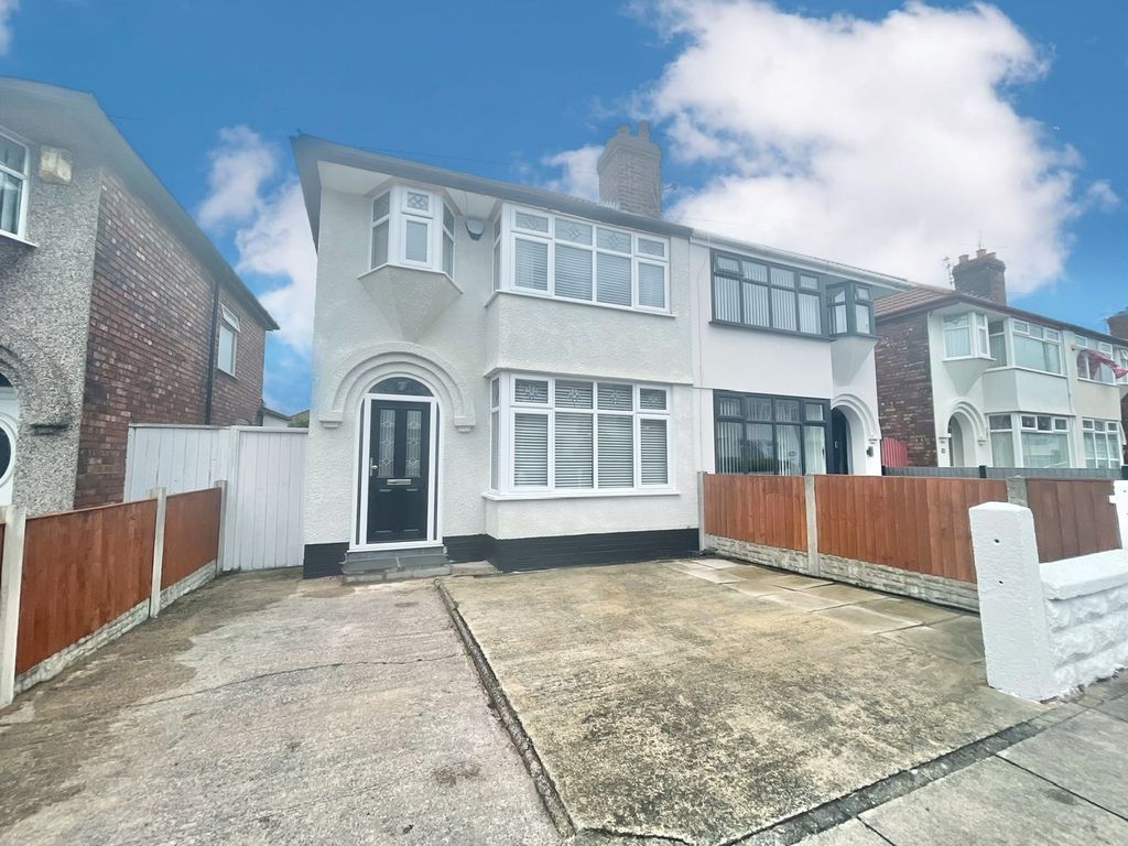 3 bed semidetached house for sale in Jeffereys Crescent, Huyton