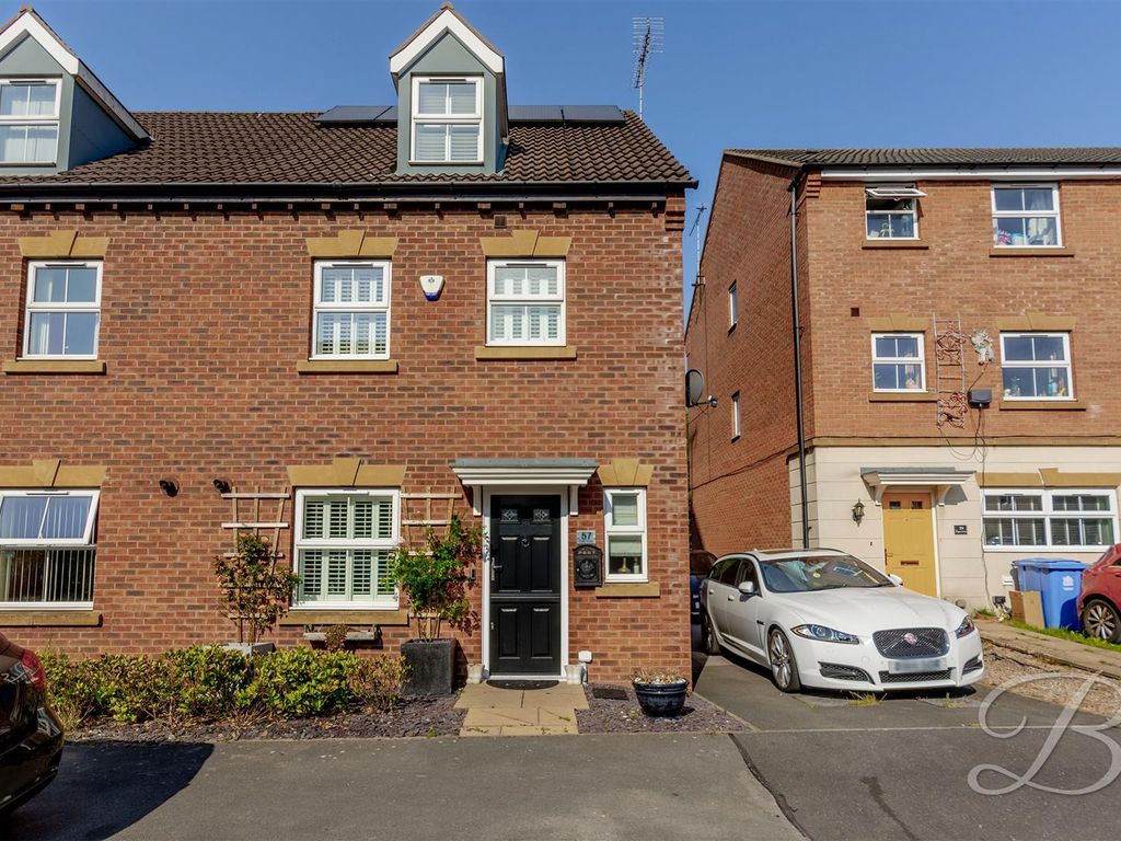4 bed semidetached house for sale in 57, Piper Close, Mansfield NG19