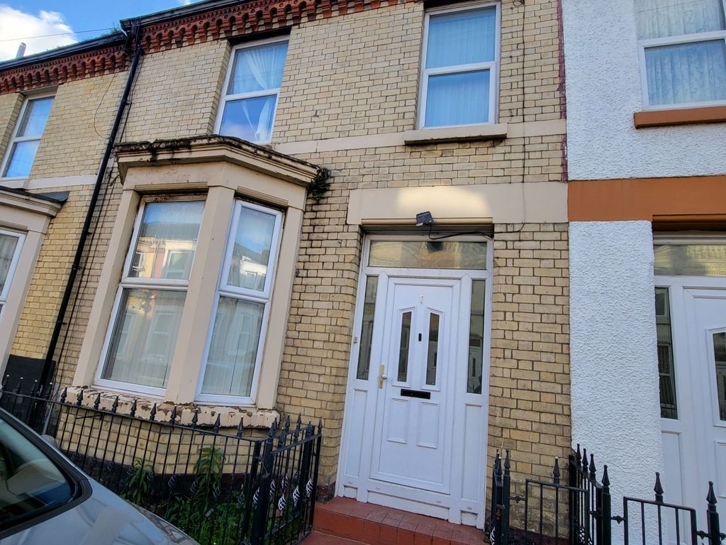 3 bed terraced house for sale in Fell Street, Liverpool L7, £88,000