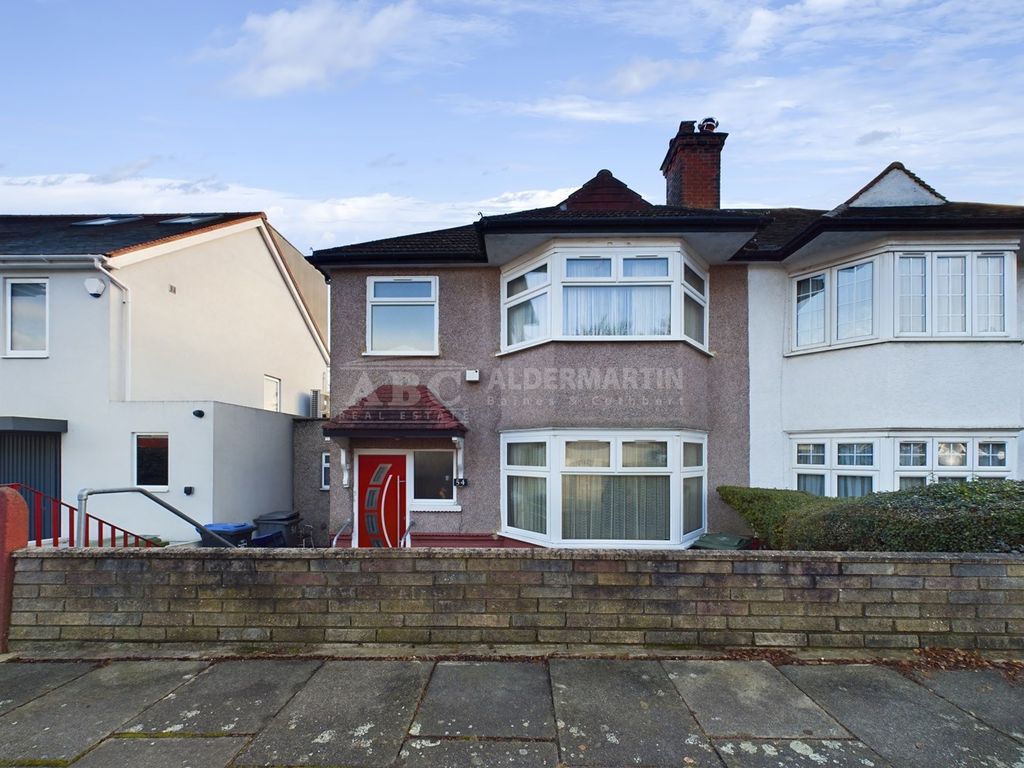 3 bed semidetached house for sale in Dollis Hill Avenue, London NW2, £