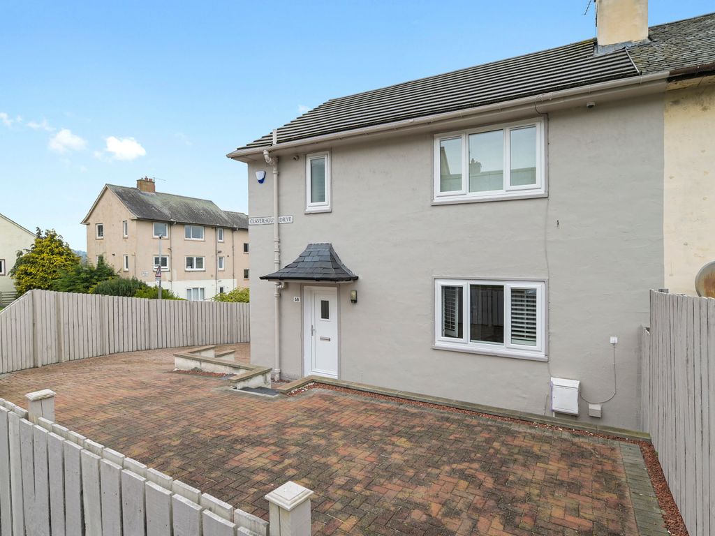 4 bed semidetached house for sale in 68 Claverhouse Drive, Edinburgh