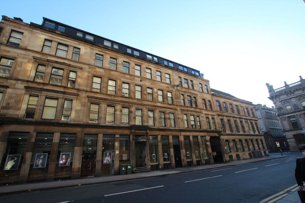1 bed flat to rent in South Frederick Street, Glasgow City Centre