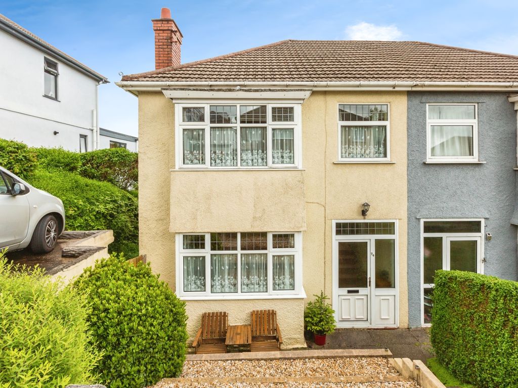 3 bed semidetached house for sale in Lon Mafon, Sketty, Swansea SA2, £