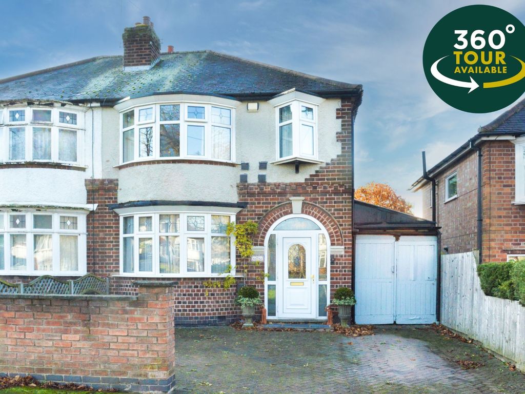 3 bed semidetached house for sale in Welford Road, Knighton, Leicester