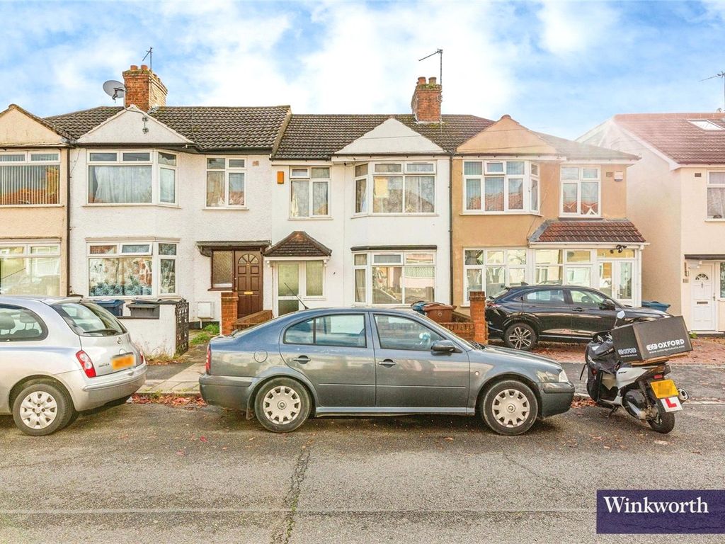 3 bed terraced house for sale in Toorack Road, Harrow, Middlesex HA3, £
