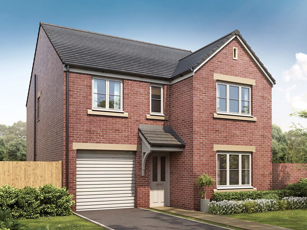 New home, 4 bed detached house for sale in "The Kendal" at Station Road
