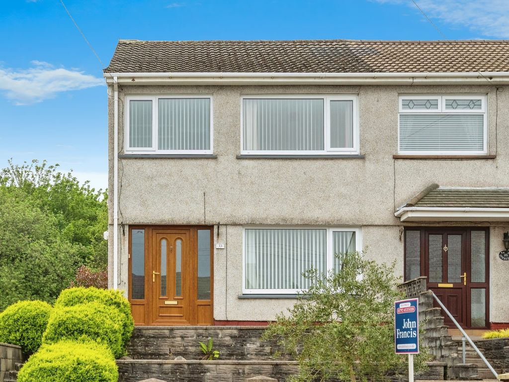 3 bed semidetached house for sale in Cefn Glas, Swansea SA6, £170,000 Zoopla