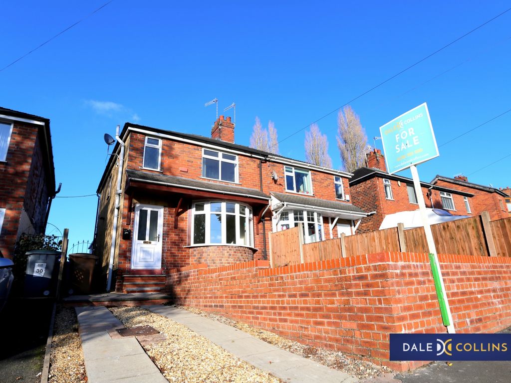 3 bed semidetached house for sale in Belgrave Road, Dresden ST3, £