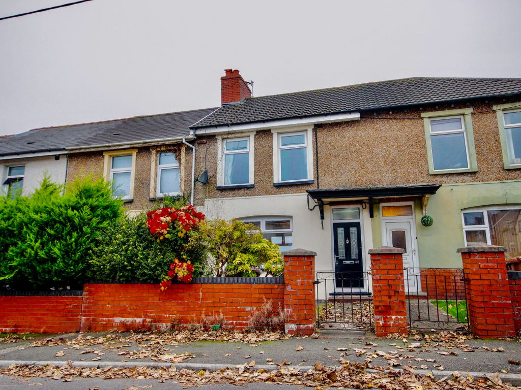 3 bed terraced house for sale in Ashville, Oakdale, Blackwood NP12, £