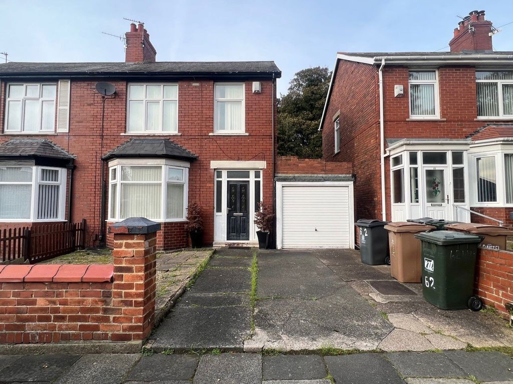 3 bed semidetached house for sale in Hazel Avenue, North Shields NE29