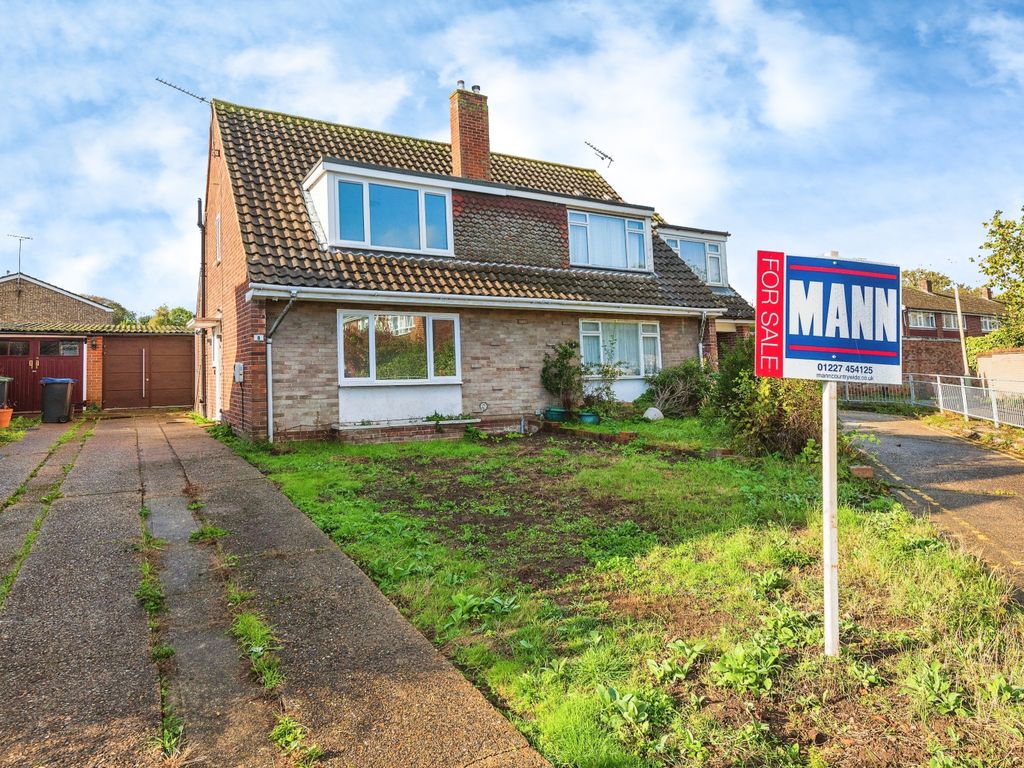 2 bed semidetached house for sale in St. Dunstans Close, Canterbury