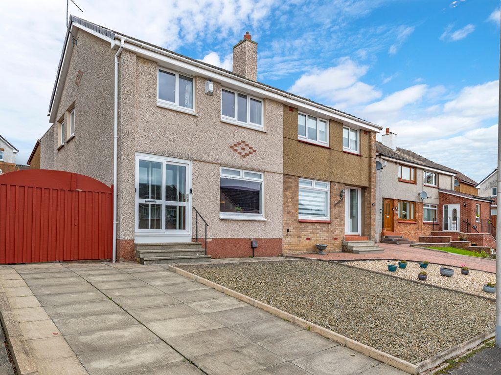 3 bed semidetached house for sale in Devon Gardens, Carluke ML8, £