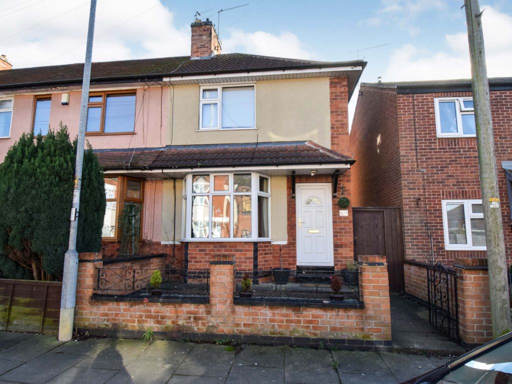 2 bed end terrace house for sale in railway street, wigston, leicestershire le18