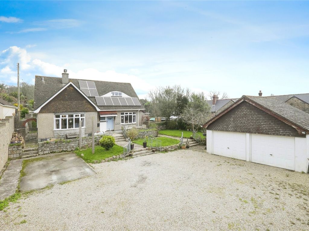 4 bed detached house for sale in Gulval, Penzance, Cornwall TR20, £