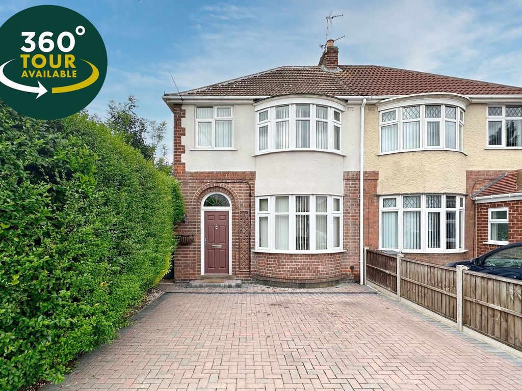 3 bed semidetached house for sale in Alton Road, Aylestone, Leicester