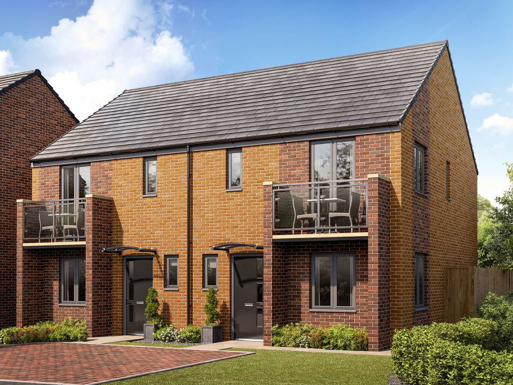New home, 3 bed semidetached house for sale in "The Danbury Corner" at Aykley Heads, Durham DH1