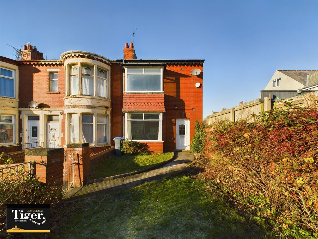 3 bed end terrace house for sale in Wyre Grove, Blackpool FY1, £124,950