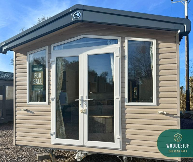2 bed mobile/park home for sale in Woodleigh Caravan Park, Cheriton