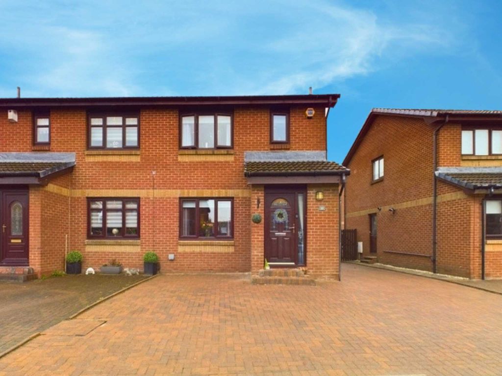 3 bed semidetached house for sale in Fruin Drive, Wishaw ML2, £155,000