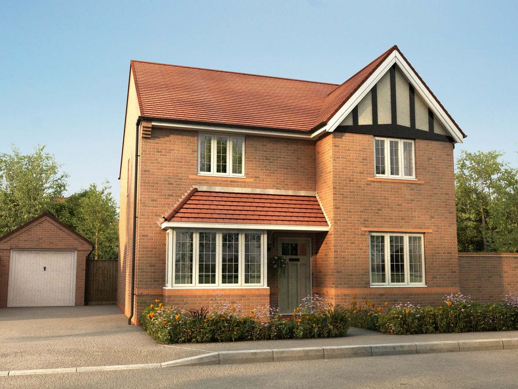New home, 4 bed detached house for sale in "The Harwood" at Roman Road