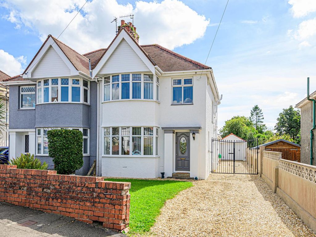 3 bed semidetached house for sale in Harlech Crescent, Tycoch, Swansea