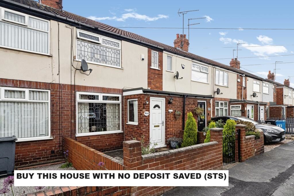 3 bed terraced house for sale in Brooklands Road, Hull HU5, £125,000