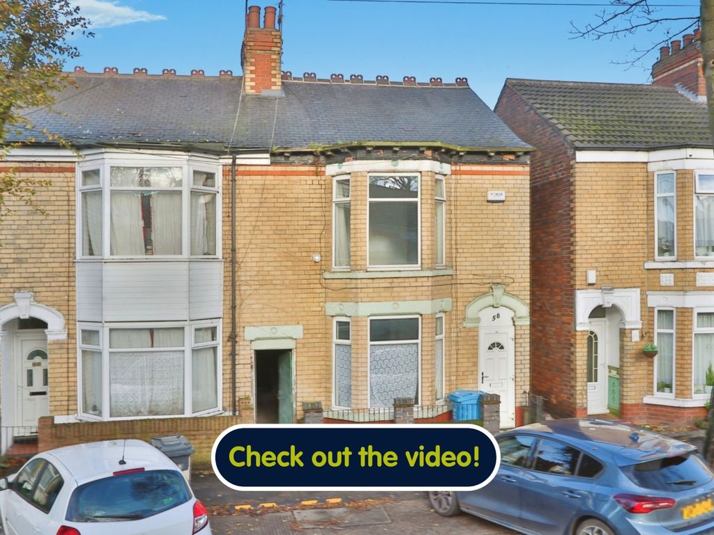 3 bed end terrace house for sale in Goddard Avenue, Hull HU5, £120,000