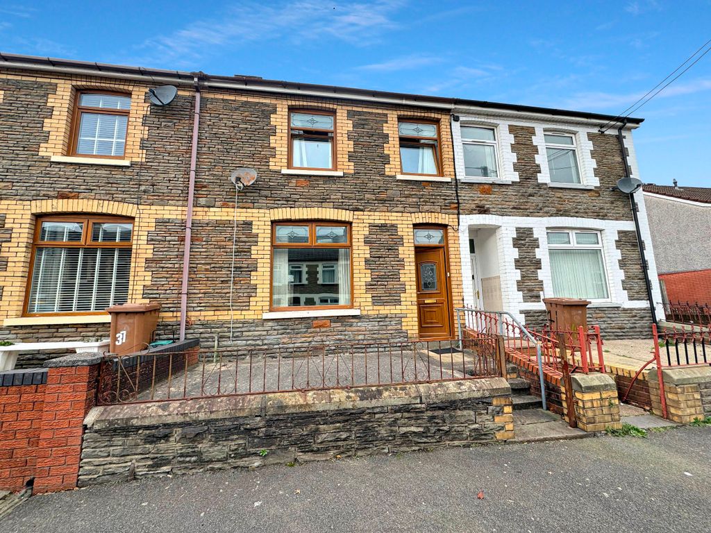 3 bed terraced house for sale in Garden Street, Llanbradach, Caerphilly