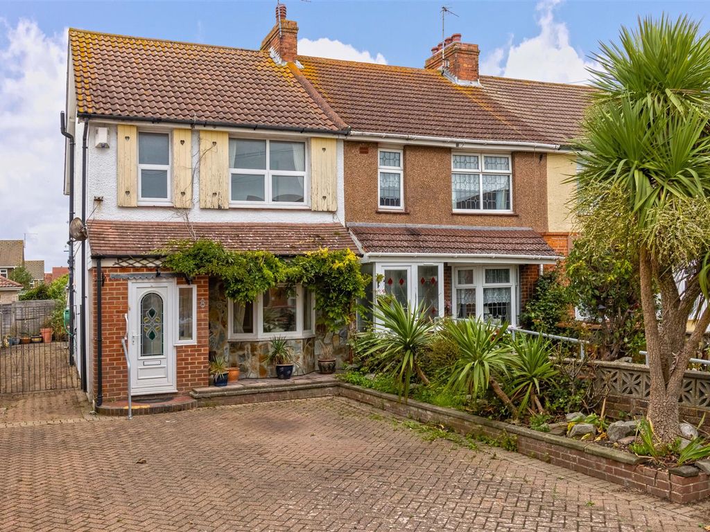 3 bed end terrace house for sale in Myrtle Crescent, Lancing BN15, £