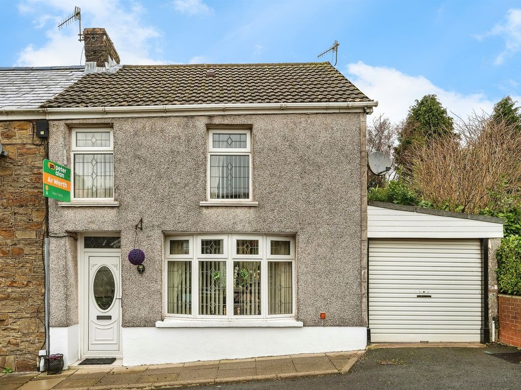 3 bed end terrace house for sale in Alma Terrace, Maesteg CF34, £