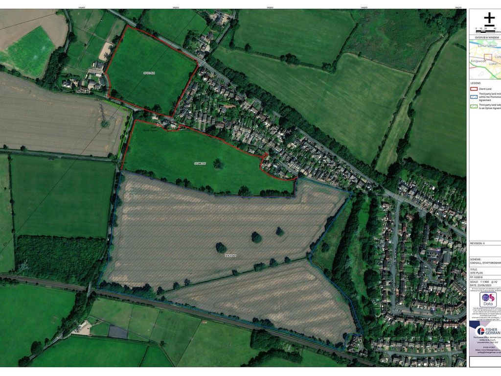 Land for sale in Land Off Wood Road & Moatbrook, Codsall, Wolverhampton
