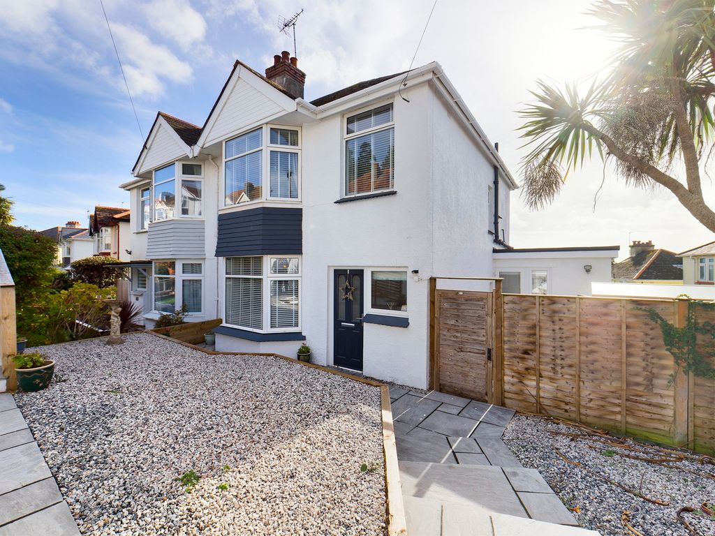 3 bed semidetached house for sale in Langdon Road, Preston, Paignton