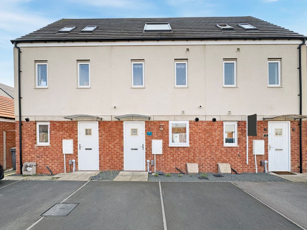 3 bed terraced house for sale in Emerald Close, Hartlepool TS24, £
