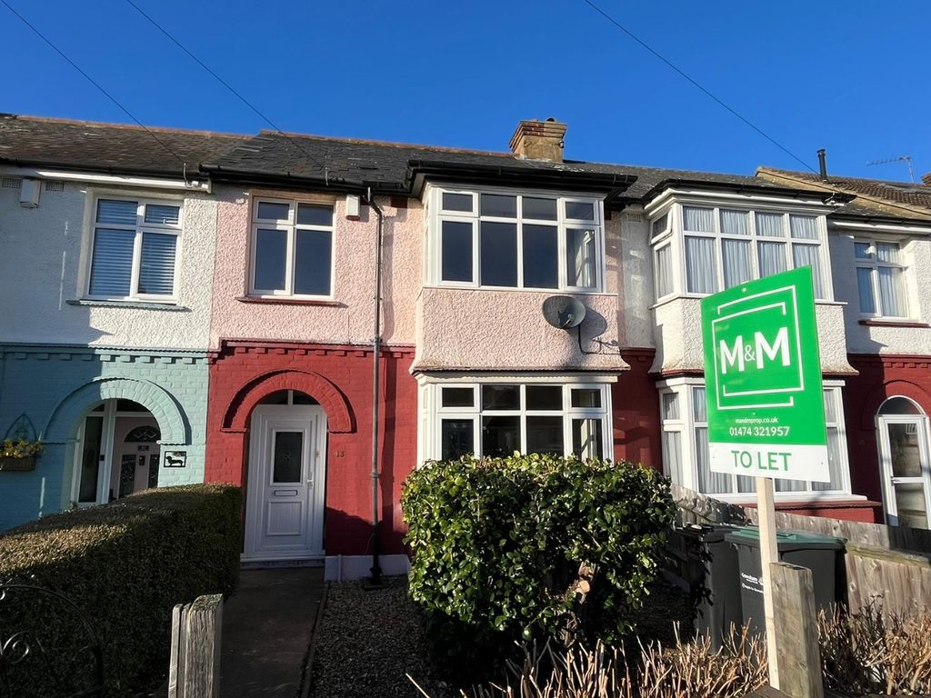 3 bed terraced house to rent in Laurel Avenue, Gravesend, Kent DA12, £