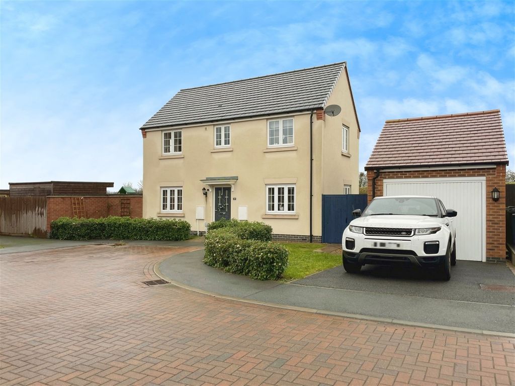 3 bed detached house for sale in Watermead Way, Birstall LE4, £340,000