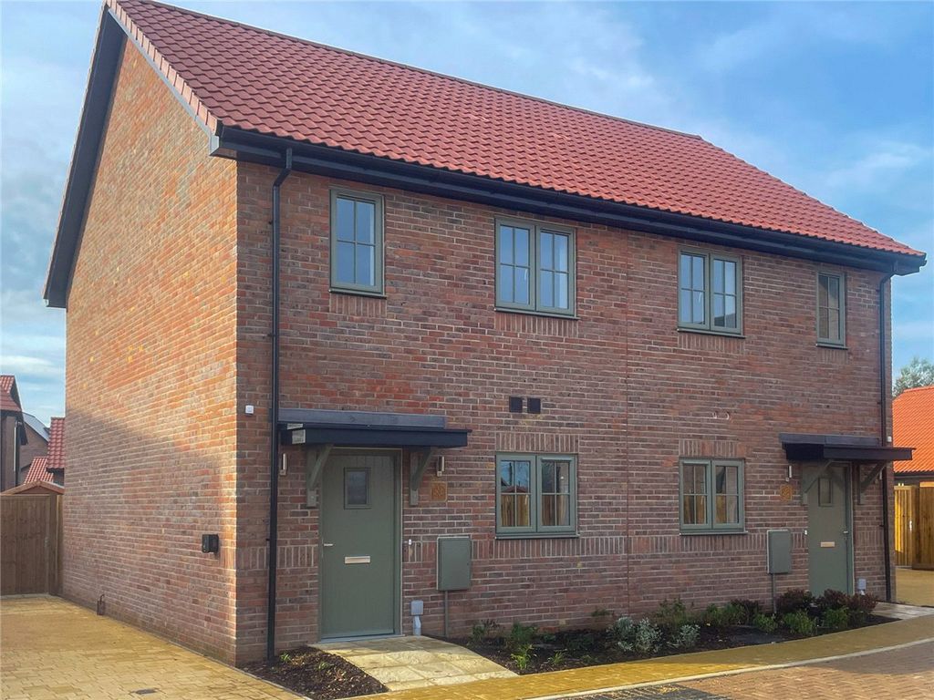 New home, 2 bed semidetached house for sale in Bucklesham, Ipswich