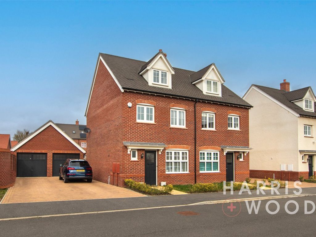 4 bed semidetached house for sale in Seaborn Drive, Witham, Essex CM8, £425,000 Zoopla