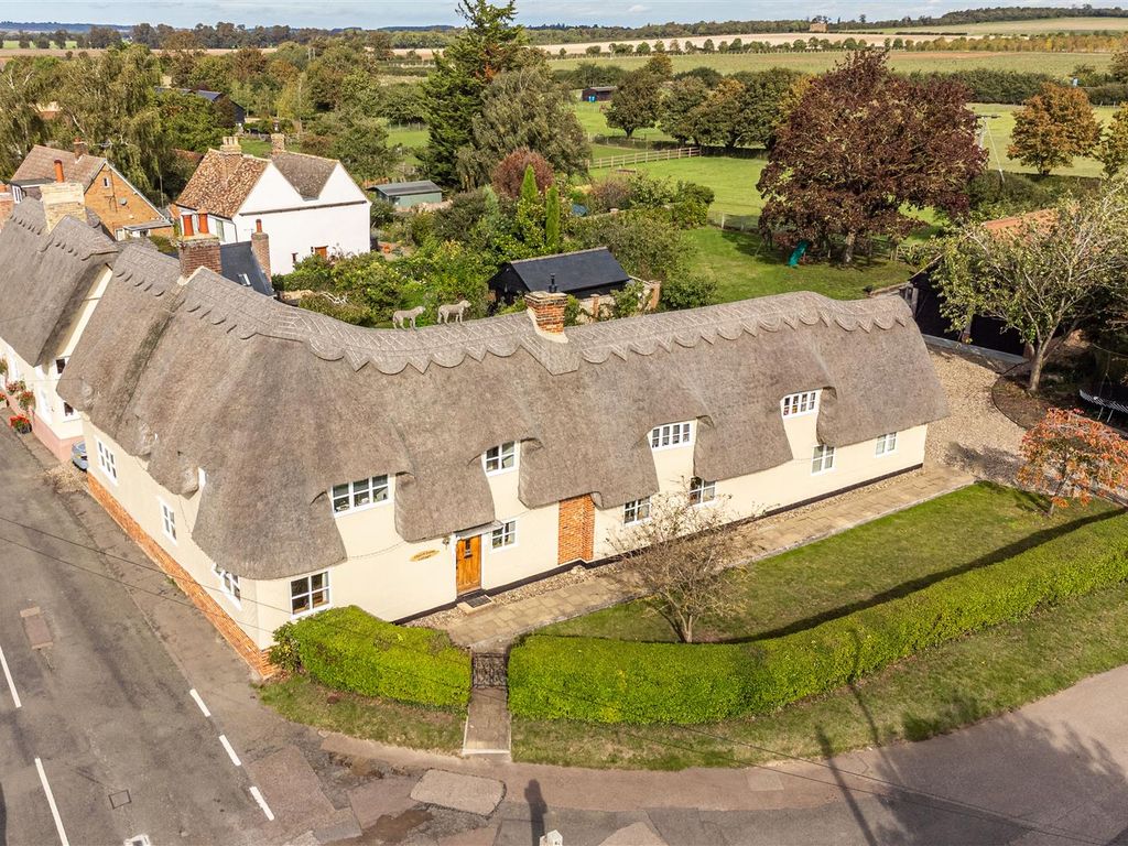 4 bed detached house for sale in Church Green, Hinxton, Saffron Walden