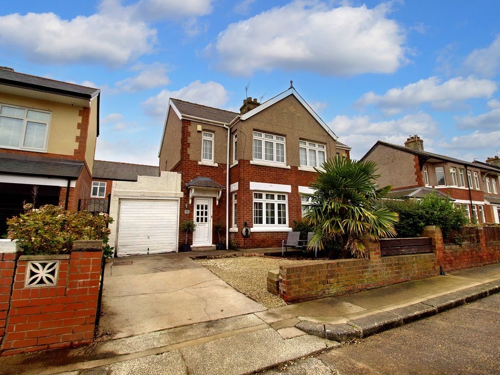 3 bed semidetached house for sale in Denbigh Avenue, Sunderland SR6, £